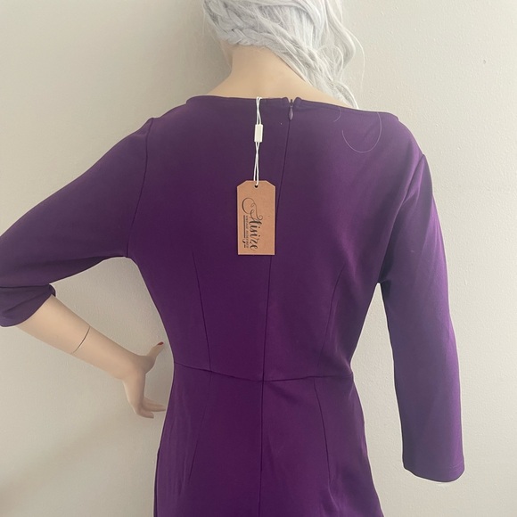 NWT Aisize 3/4 sleeve dress - Picture 3 of 10